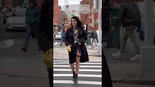 Walking Down the Street: People’s reactions #nyc #reactions #reaccion #viral #style #model #shorts