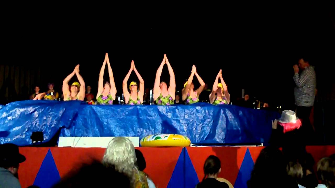 Synchronschwimmen Auftritt Musikerball Niedereschach