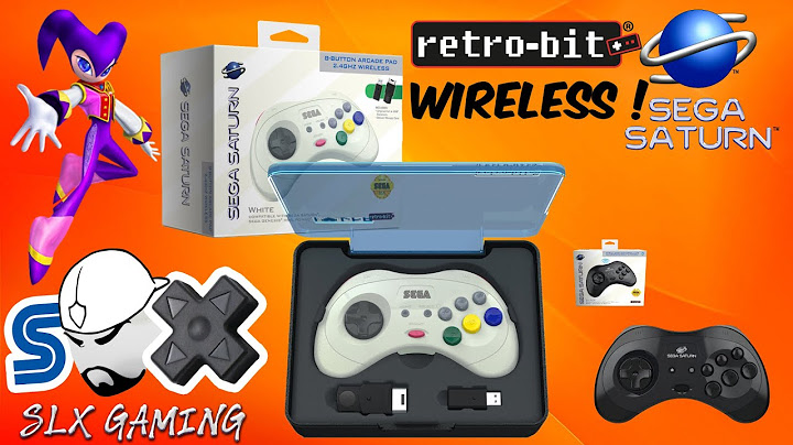 Retro-bit's White and Black 2.4ghz Wireless Sega Saturn Pads - 天天要聞