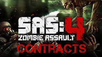 SAS:4 Zombie Assault Playthrough || Contracts Mode