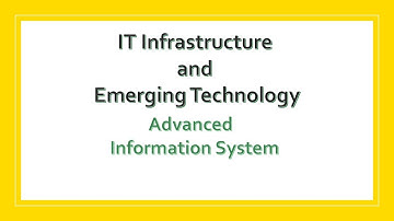 3-5 IT Infrastructure and Emerging Technologies