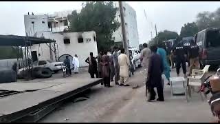 Police Raided Malhi House Umerkot Pti