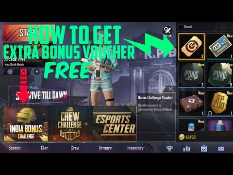 REDEEMING FREE INDIA BONUS CHALLENGE VOUCHER IN PUBG MOBILE