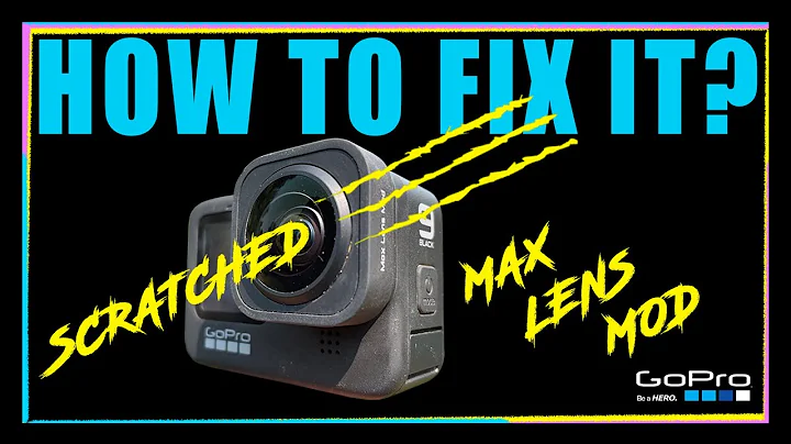 How to Fix a Scratched Camera Lens | GoPro Max Lens Mod