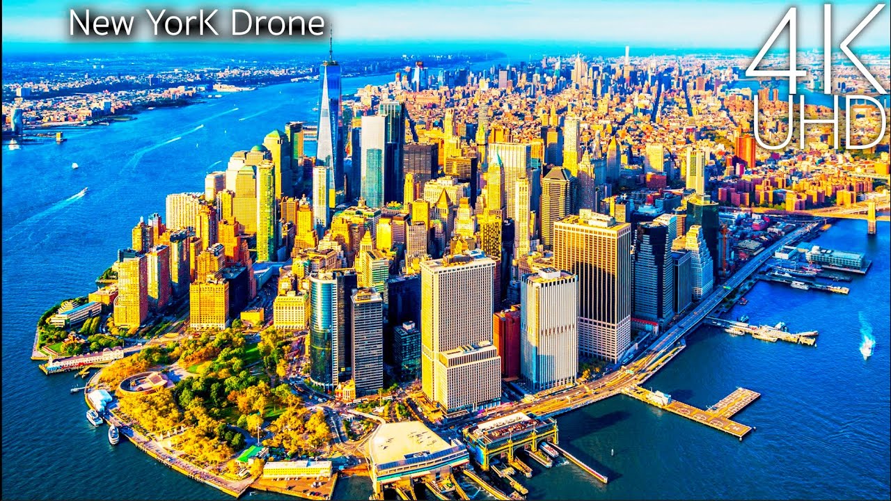 New York City in 4K UHD Drone - YouTube