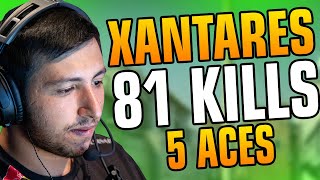 XANTARES 81 kills on Dust2 (CS:GO)