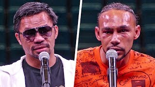 Manny Pacquiao Vs Keith Thurman Full Post Fight Press Conference Fox Pbc Boxing