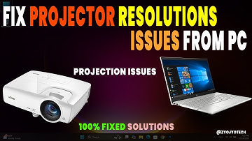 How to solve resolution related problem of a projector
