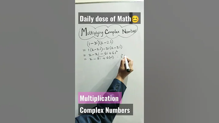 Multiplication of two complex Numbers|#mathstricks #youtubeshorts