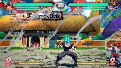 BLUE GOKU weird LOOP DBFZ