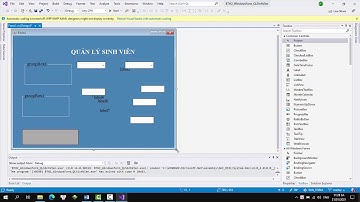Lập trình Windows Form kết nối SQL (Phần 1) : Tạo giao diện