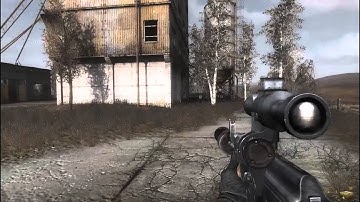 STALKER Call of Pripyat Misery Mod 2.1 Going to the Cement Factory in Jupiter HD1080p