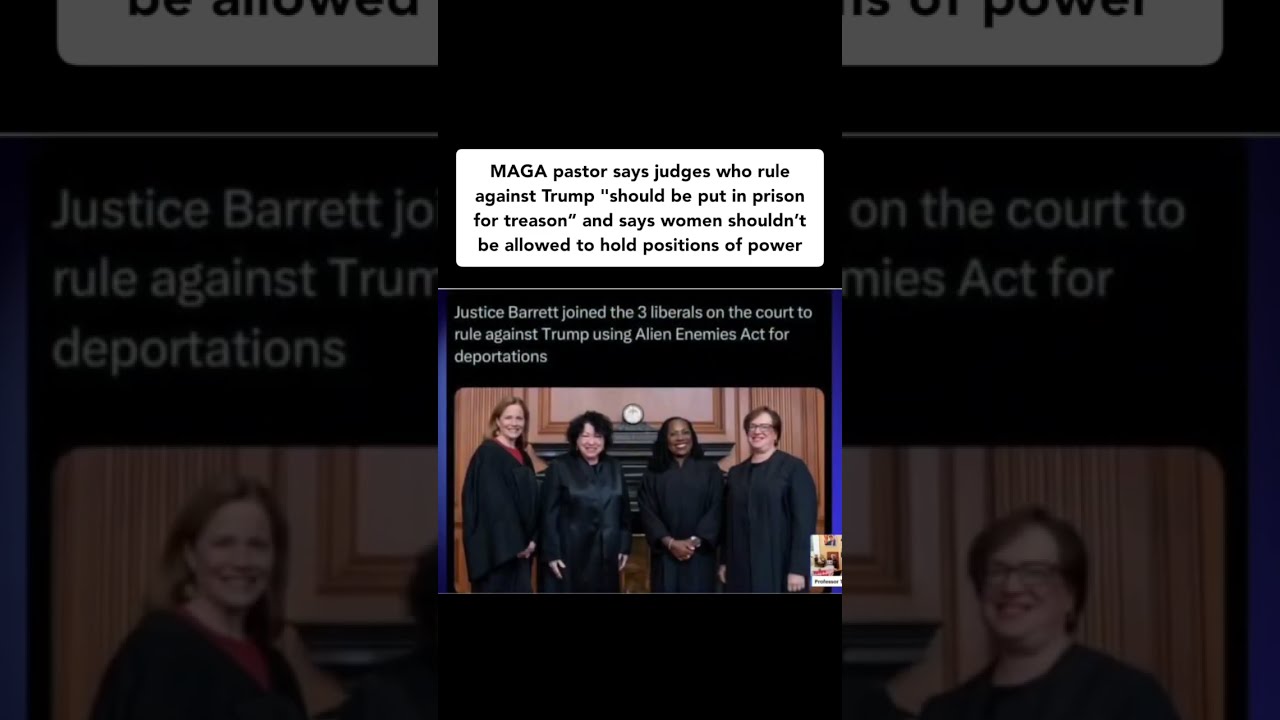 MAGA Pastor Goes OFF THE RAILS Attacks Judges Women