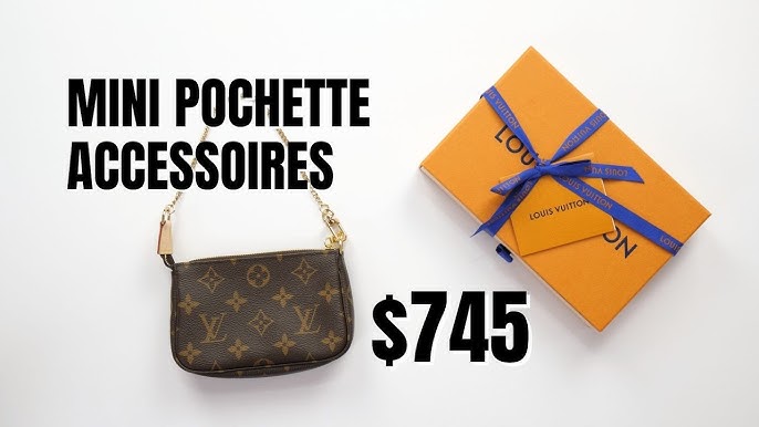 Authentic Louis Vuitton Pochette Clutch Dame PM Pouch 