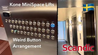 3 m/s Kone MiniSpace Lifts - Scandic Victoria Tower Hotel In Stockholm, Sweden