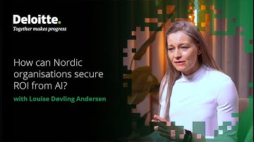 How can Nordic organisations secure ROI from AI? | Tech Talks | Louise Andersen & Øystein Ingdahl