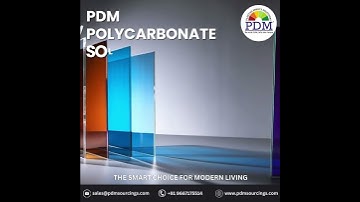 PDM Polycarbonate Solid Sheets – the smart choice for modern living! 🌟