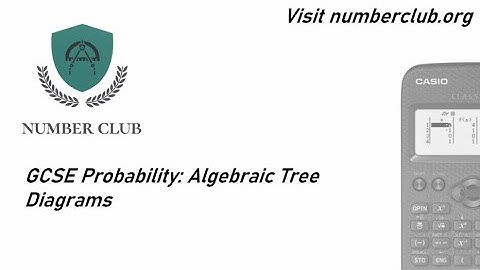 Algebraic Tree Diagrams - Higher GCSE maths