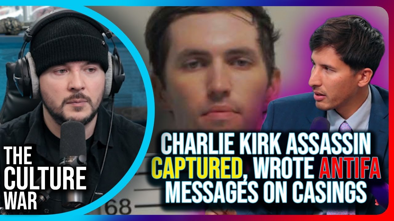 Charlie Kirk Assassin Captured, Wrote Antifa Messages On Casings - YouTube