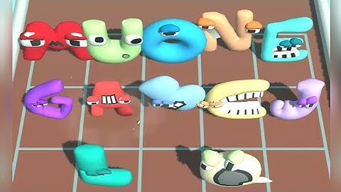 Merge Alphabet Lore Run level 40 Gameplay Walkthrough