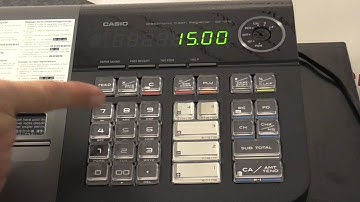 Casio SE-S10 How to use the RC button for non sales transaction recieved on account