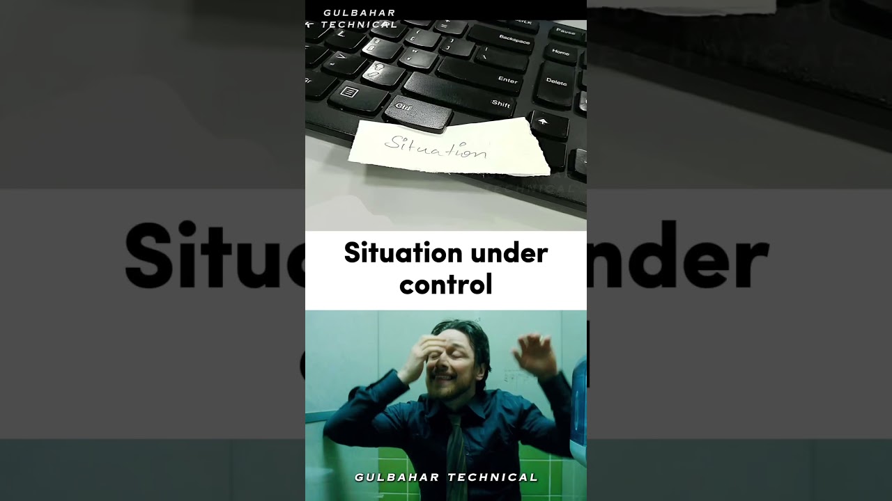 When Your Keyboard Says “Situation Under Control” 😂🖥️