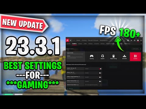 AMD Software: Adrenalin Edition 23.3.1 New Update 23.3.1 Best Settings for Gaming & optimization!