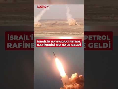 İsrail In Hayfa Daki Petrol Rafinerisi Bu Hale Geldi Shorts