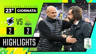 Sampdoria vs Modena 2-2 | Palumbo x2 per la rimonta dei Canarini | HIGHLIGHTS SERIE BKT 2023 - 2024