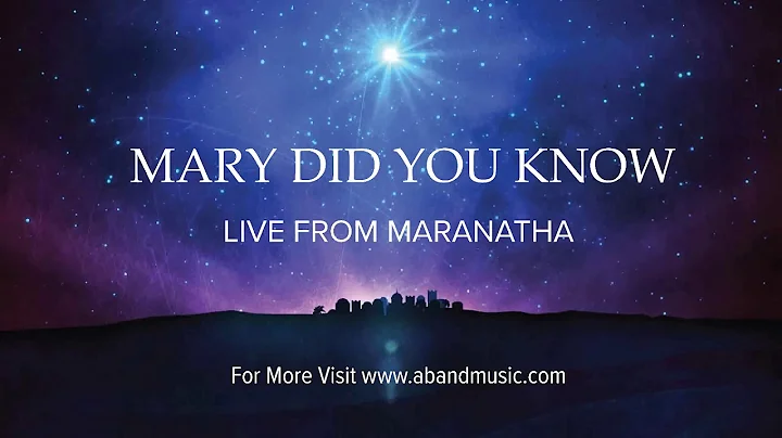 Mary Did You Know Performed by Annette Genovese