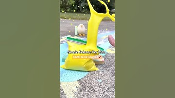 Simple Science - Chalk Burst Baggies #chalk #scienceexperiments #kiwico