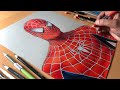 Spiderman drawing sam raimi suit  timelapse  realtime  artology