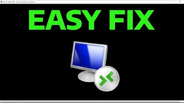 How To Fix Black Screen While Using Remote Desktop Connection in Windows