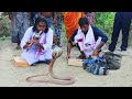 amazing street performers or busker  | cobra flute music played by snake charmer , part - 2