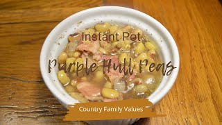 SouthernStyle Purple Hull Peas (Instant Pot)