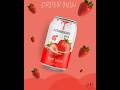 How I Designed This Strawberry Drink Poster 🍓✨ | Photoshop Tutorial #shortsvideo