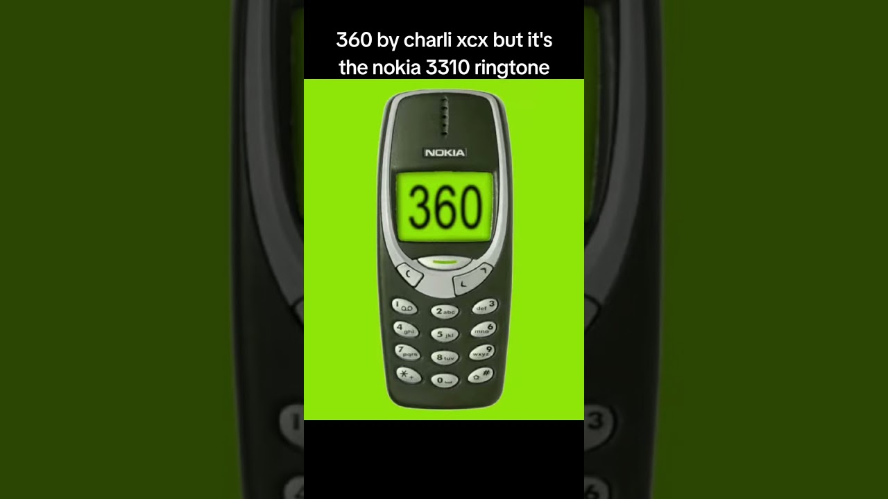 charli xcx - 360 but it's the Nokia 3310 ringtone #brat - YouTube