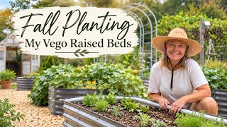 Fall Garden Planting | What I’m Growing in My Vego Raised Beds