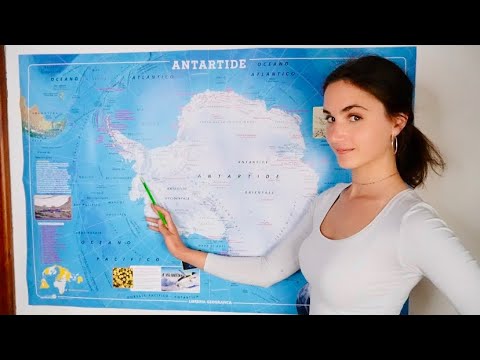 Una lezione glaciale | ASMR ITA | Geography Lesson ❄️ Antartide