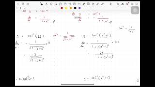 "Calculus 101" Week 6.3: Derivatives of Inverse Trigonometric and Hyperbolic Functions