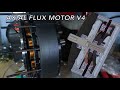 Homemade brushless axial flux motor version 4 3d printed and machined  dual rotors  sensors