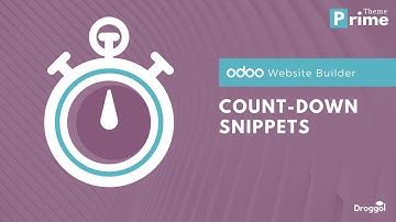 Count down snippet | Odoo Website Builder