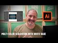 How To Separate A Multi-Color Design With White Base | Adobe Illustrator For Screen Printing