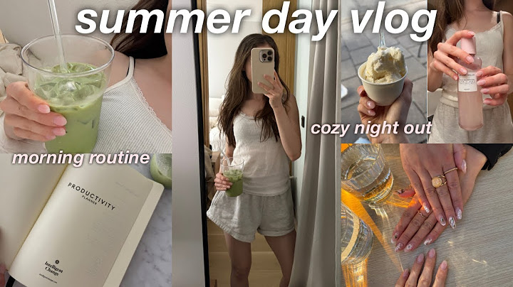 summer day in my life 🍦productive morning routine + cozy summer night