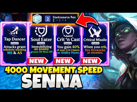 Untouchable Senna: 4000 Max Move Speed + 1000 Range | Aram Mayhem