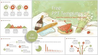 Beautiful Watercolor Style PowerPoint Templates | Free