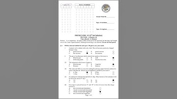 Fbise 10th Class (SSC-II) Physics Model Paper (2nd Set) with Solution (MCQs) 2025