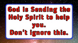 ?God says: I have sent holy spirit to help you change|MFV| god angel jesus miracle blessings