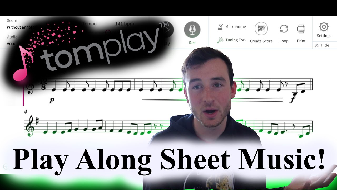 Is this the best way to learn new sheet music on Trumpet? Tomplay