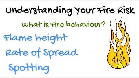 Introduction to fire risk USA version